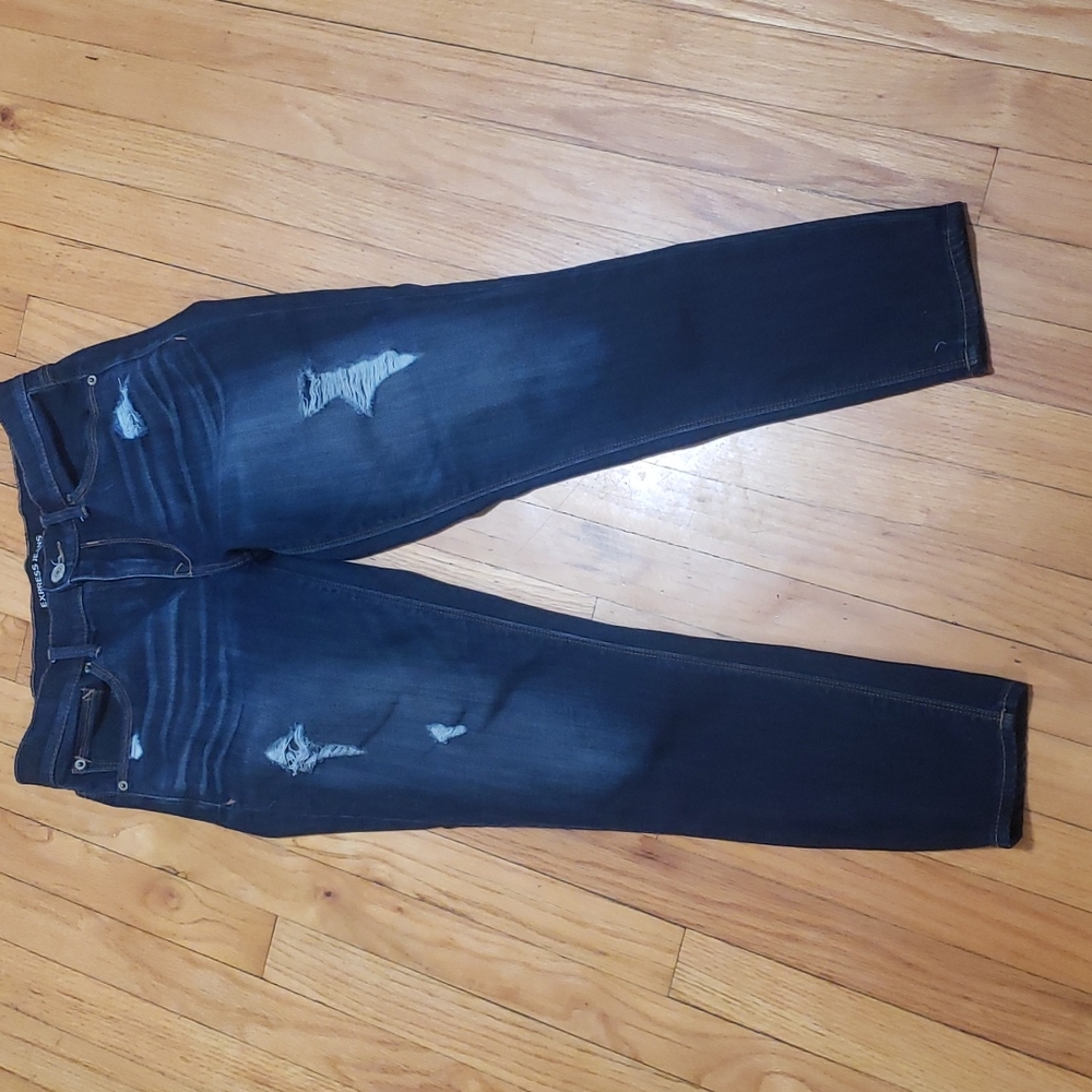 Express distressed jeans